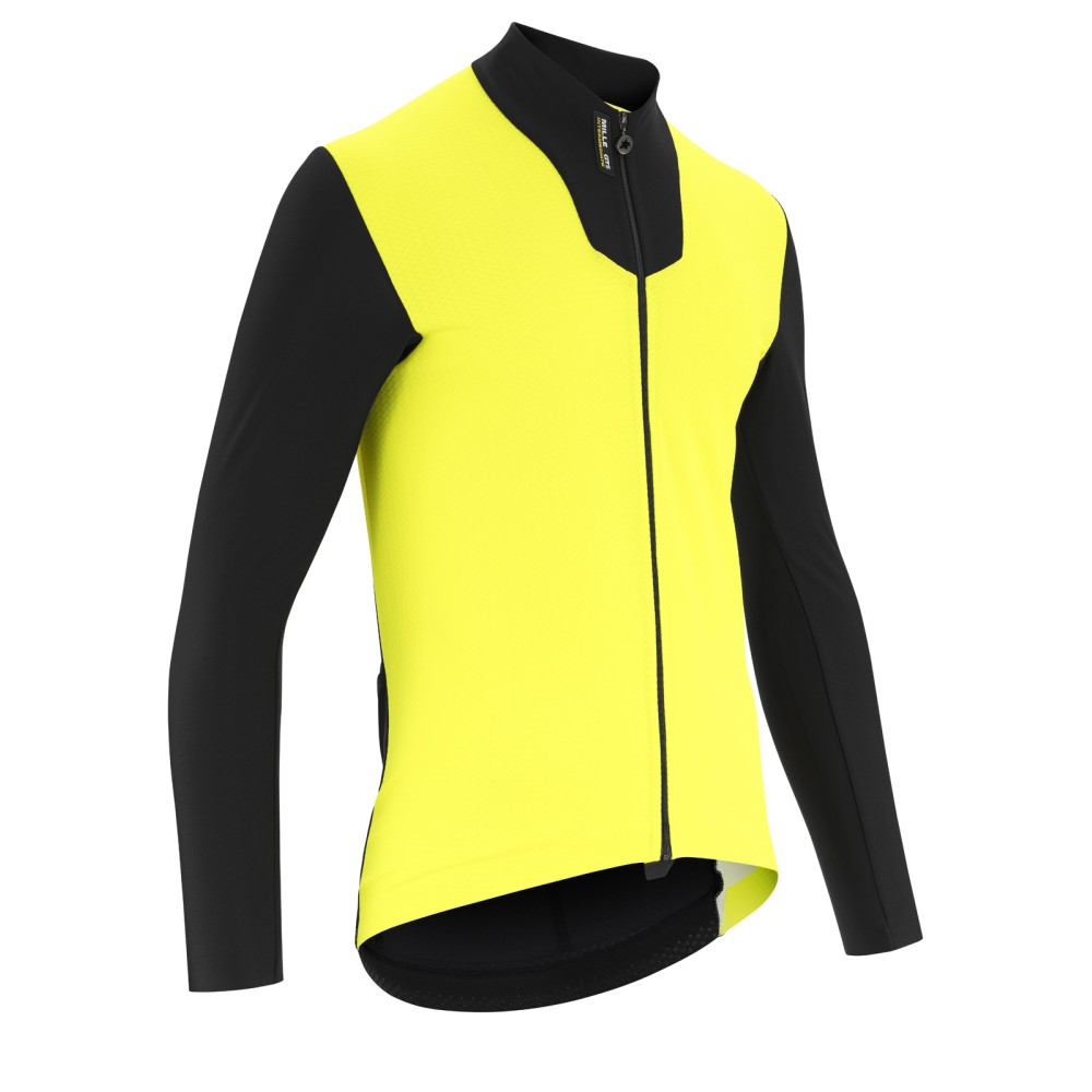 ASSOS MILLE GTS SPRING FALL JACKET C2 FLUO YELLOW | Reference: 11.30.381.32