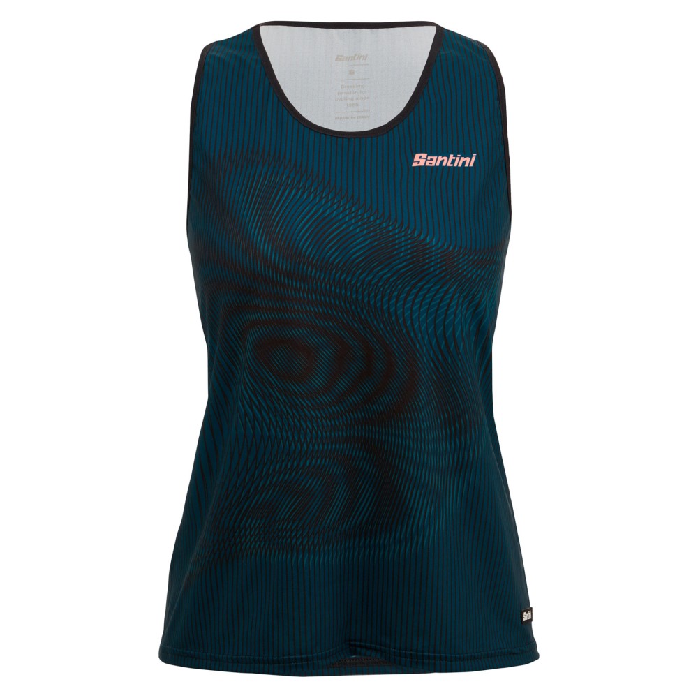 TOP DA DONNA SANTINI VORTEX TEAL | Codice: 3S63GLLVRTX_TE