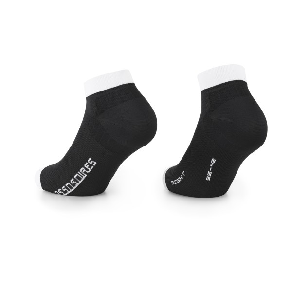 ASSOS RS SOCKS SUPERLEGER LOW BLACK SERIES | Reference: P13.60.723.18