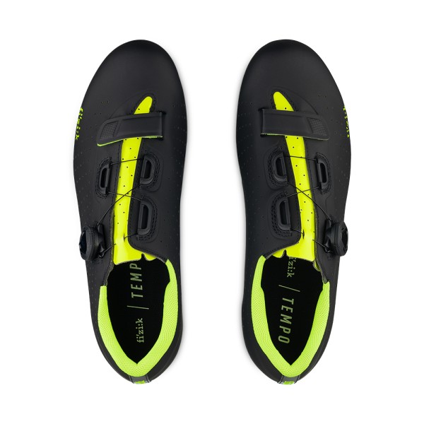 FIZIK TEMPO OVERCURVE R5 SHOES BLACK/YELLOW FLUO | Reference: TPR5OCMI2-1090