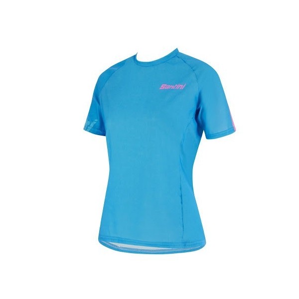 SHIRT SANTINI SASSO MTB W TURQUOISE | Reference: 0M499LGLLSASSO_TU