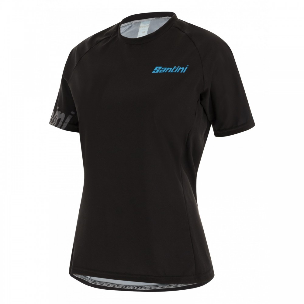 MAGLIA SANTINI SASSO MTB W NERO TURCHESE | Codice: 0M499LGLLSASSO_NETU