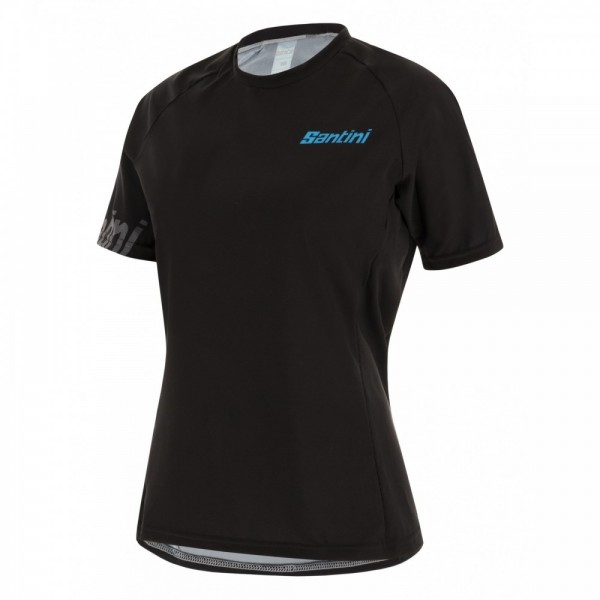 MAGLIA SANTINI SASSO MTB W NERO TURCHESE | Codice: 0M499LGLLSASSO_NETU