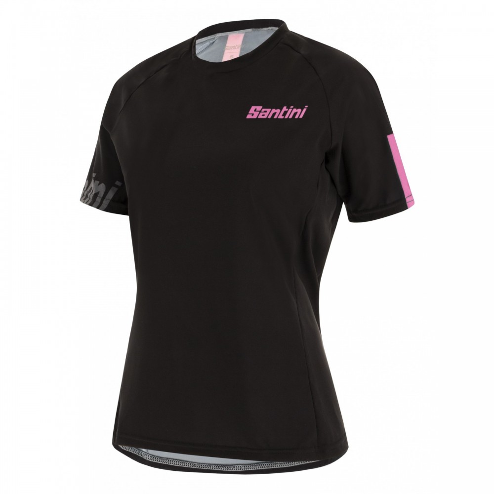 SHIRT SANTINI SASSO MTB W BLACK FUCHSIA | Reference: 0M499LGLLSASSO_NEFX