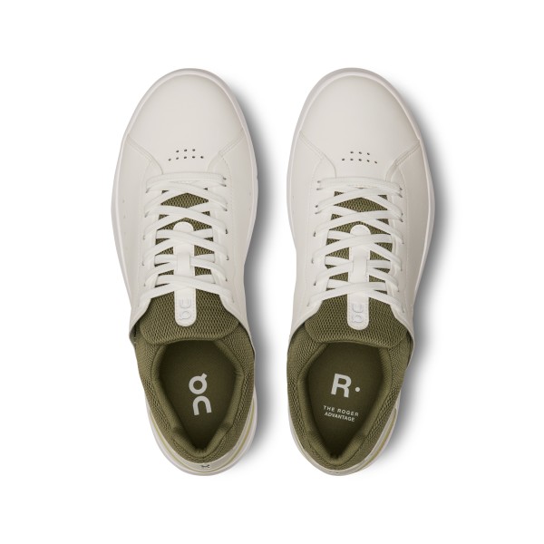 SHOES ON THE ROGER ADVANTAGE MAN WHITE OLIVE | Reference: 3MD10641528
