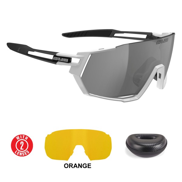 GLASSES SALICE 029 RW WHITE BLACK SILVER | Reference: 029RW.BNA