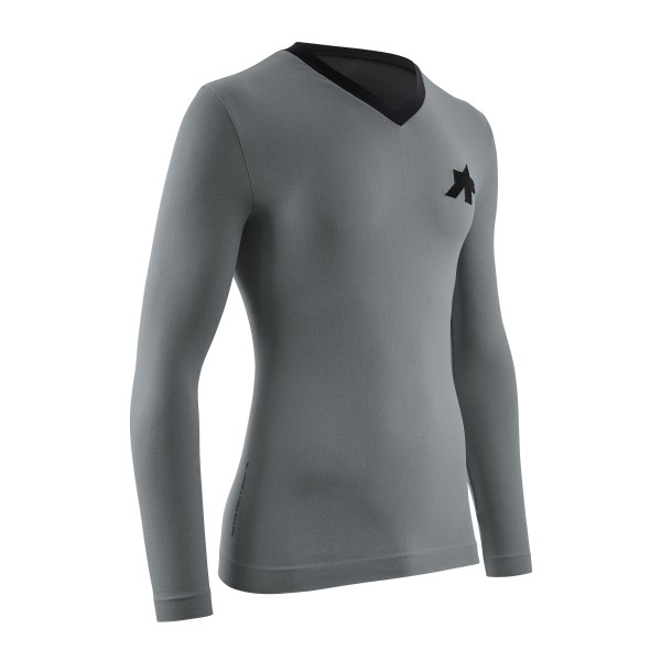 T-SHIRT ASSOS TACTICA LS TECH T5 FANATIC SILVER | Reference: 51.20.220.1Q