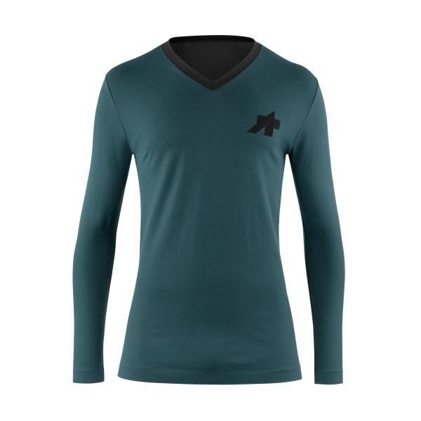 T-SHIRT ASSOS TACTICA LS TECH T5 FOUNDATION GREEN | Reference: 51.20.220.6P