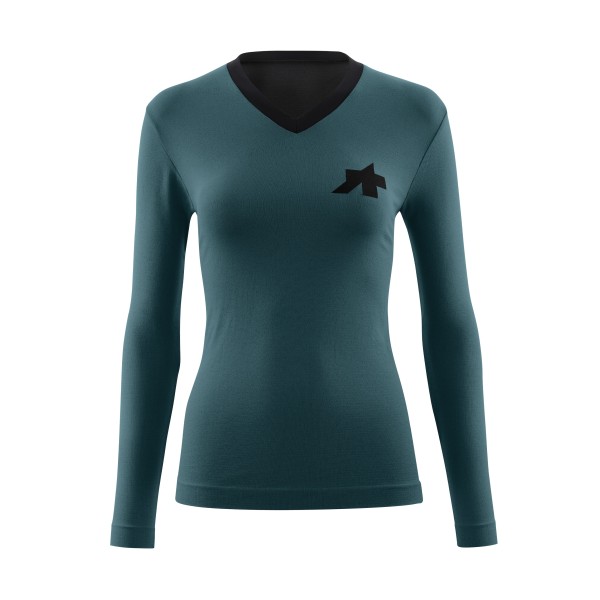 T-SHIRT ASSOS TACTICA WOMEN'S LS TECH T5 FOUNDATION GREEN | Reference: 52.20.222.6P