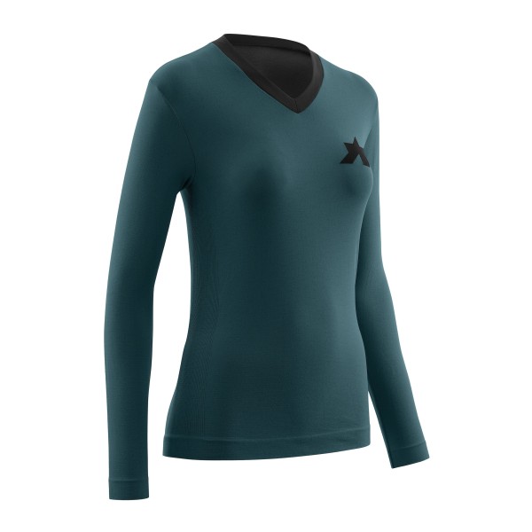 T-SHIRT ASSOS TACTICA WOMEN'S LS TECH T5 FOUNDATION GREEN | Reference: 52.20.222.6P