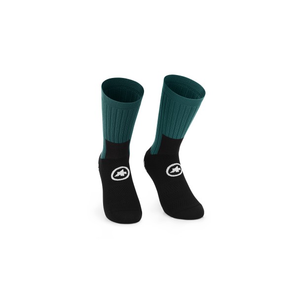 SOCKS ASSOS TACTICA T5 FOUNDATION GREEN | Reference: P13.60.775.6P