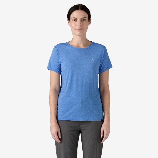 T-SHIRT PATAGONIA CAP COOL DAILY GRAPHIC WATERS WOMAN SWELLDRIFTER ABUNDANT BLUE X DYE | Reference: 45365.SDAX