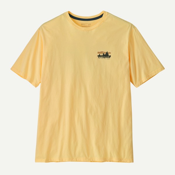T-SHIRT PATAGONIA 73 SKYLINE ORGANIC MAN BUTTERCUP YELLOW | Reference: 37534.BTRY