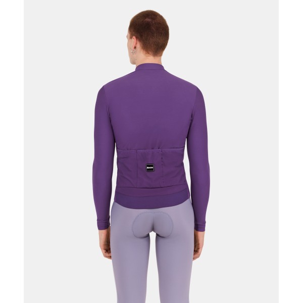 SANTINI RTR LONG-SLEEVE THERMAL JERSEY AUBERGINE | Reference: 5W216675RRTR-AUBERGINE