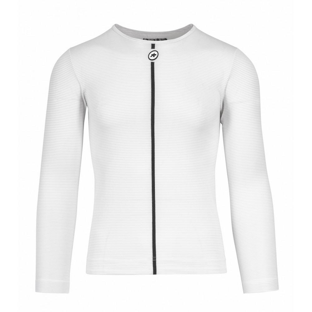 ASSOS ASSOSOIRES SUMMER LS SKIN LAYER HOLY WHITE | Reference: P11.40.440.57
