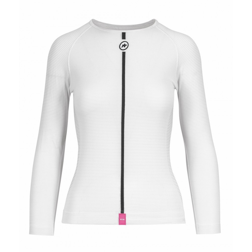 ASSOS ASSOSOIRES WOMEN’S SUMMER LS SKIN LAYER HOLY WHITE | Reference: P12.40.441.57