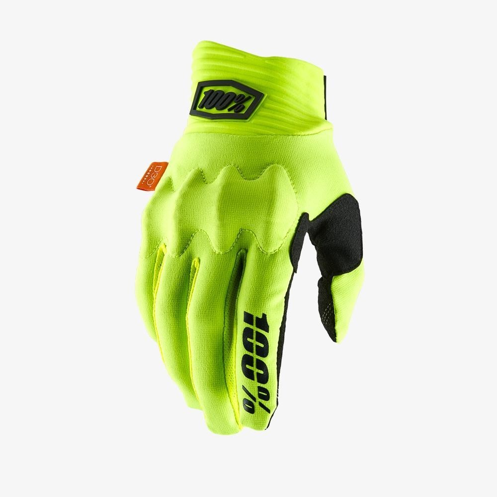 GLOVES 100% COGNITO D30 YELLOW BLACK | Reference: L10013-014