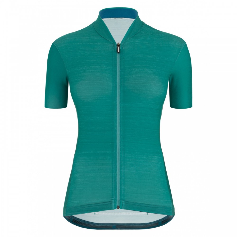JERSEY SANTINI COLORE W PETROL GREEN | Reference: 1S940L75COLOR-PT