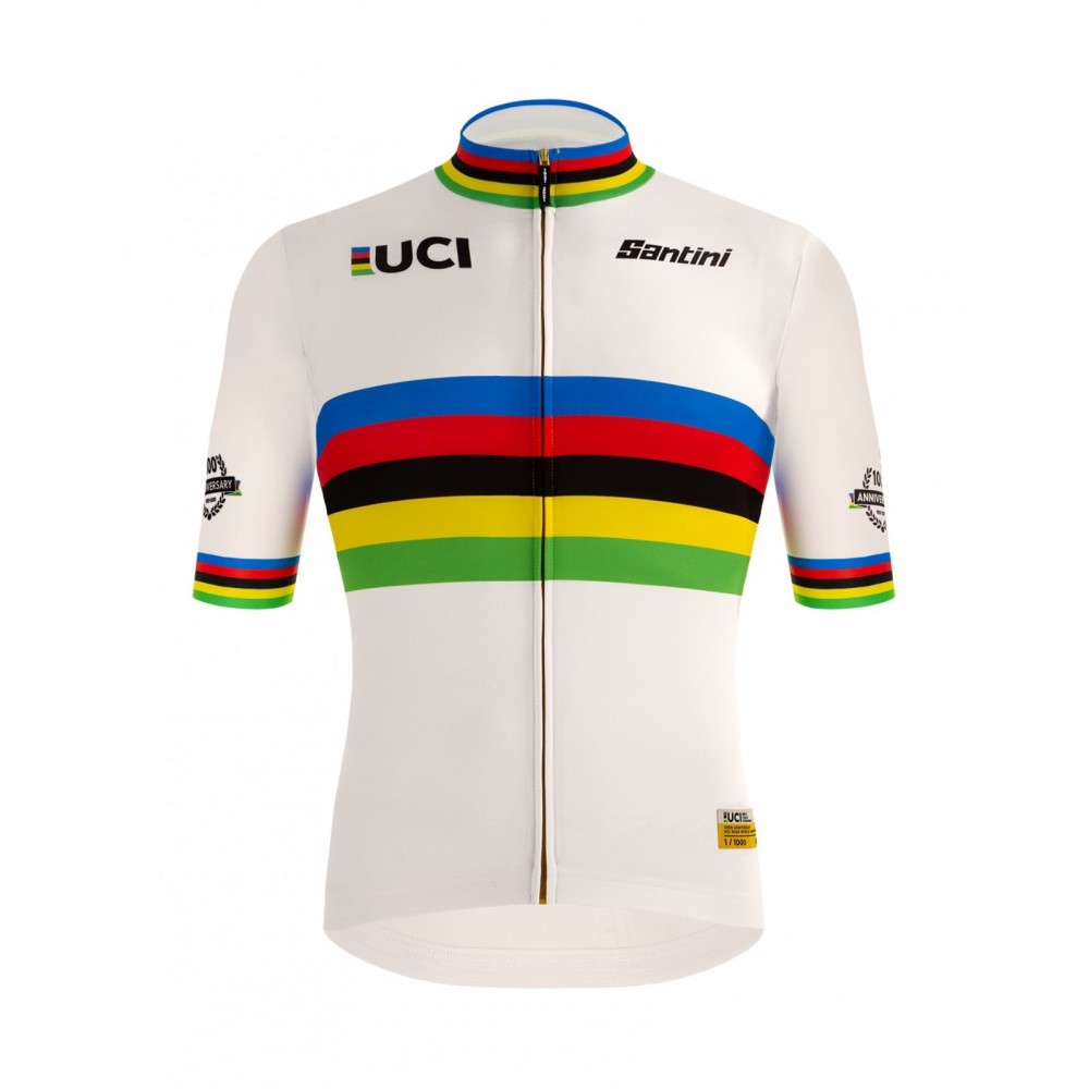 JERSEY SANTINI UCI ROAD 100 LTD GOLD | Reference: RE94075CGOLD