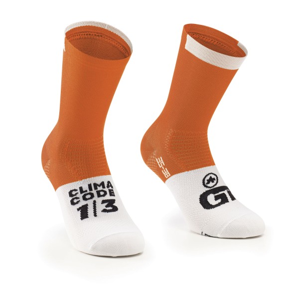 CALZE ASSOS GT SOCKS C2 DROID ORANGE | Codice: P13.60.700.3E