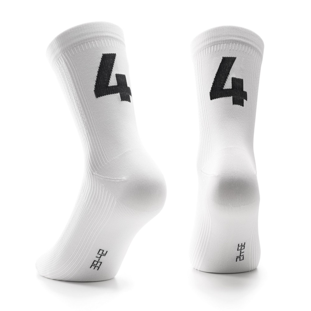 CALZINI ASSOS POKER SOCKS NO.4 HOLY WHITE | Codice: P13.60.709.57