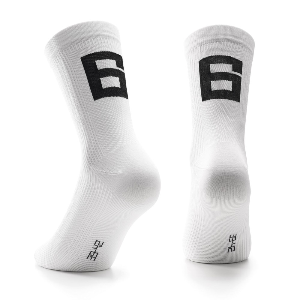 ASSOS POKER SOCKS NO.6 HOLY WHITE | Reference: P13.60.711.57